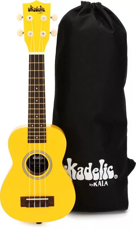 Kala Ukadelic Soprano Ukulele - Taxicab