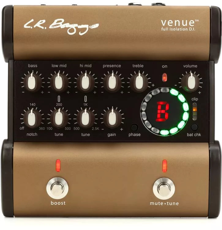 L.R. Baggs Venue DI - Direct Box - Preamp/EQ - Tuner