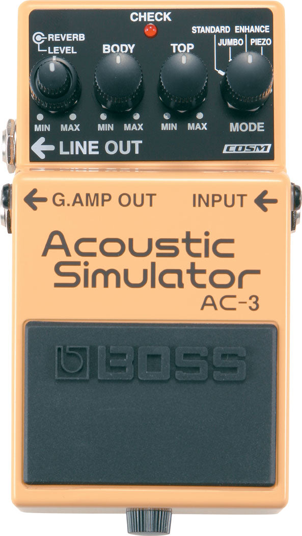 boss pedal warranty Boss AC-3 Acoustic Simulator Pedal