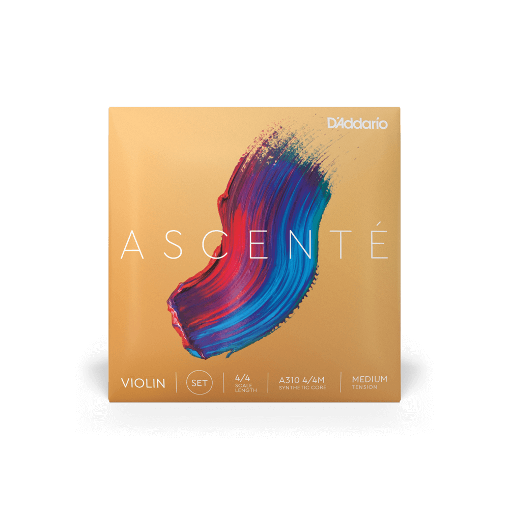 D'Addario Ascente Violin Strings 4/4 Scale Medium Tension
