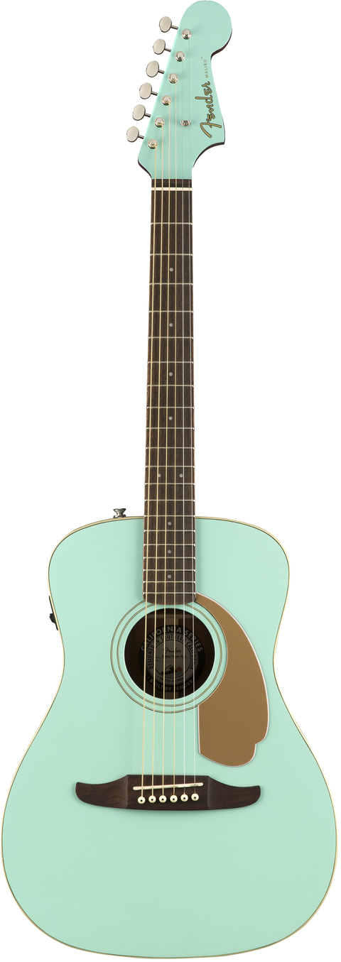 Fender Malibu Player Acoustic / Electric Guitar - Aqua Splash
