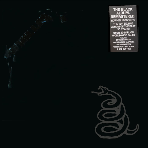 Metallica - Self-Titled - Vinyl Record LP (Metal)
