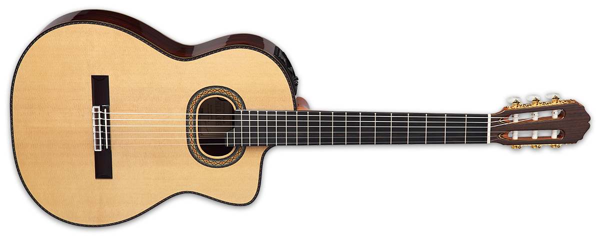 Takamine TH90 Classical Acoustic Guitar with Hard Case