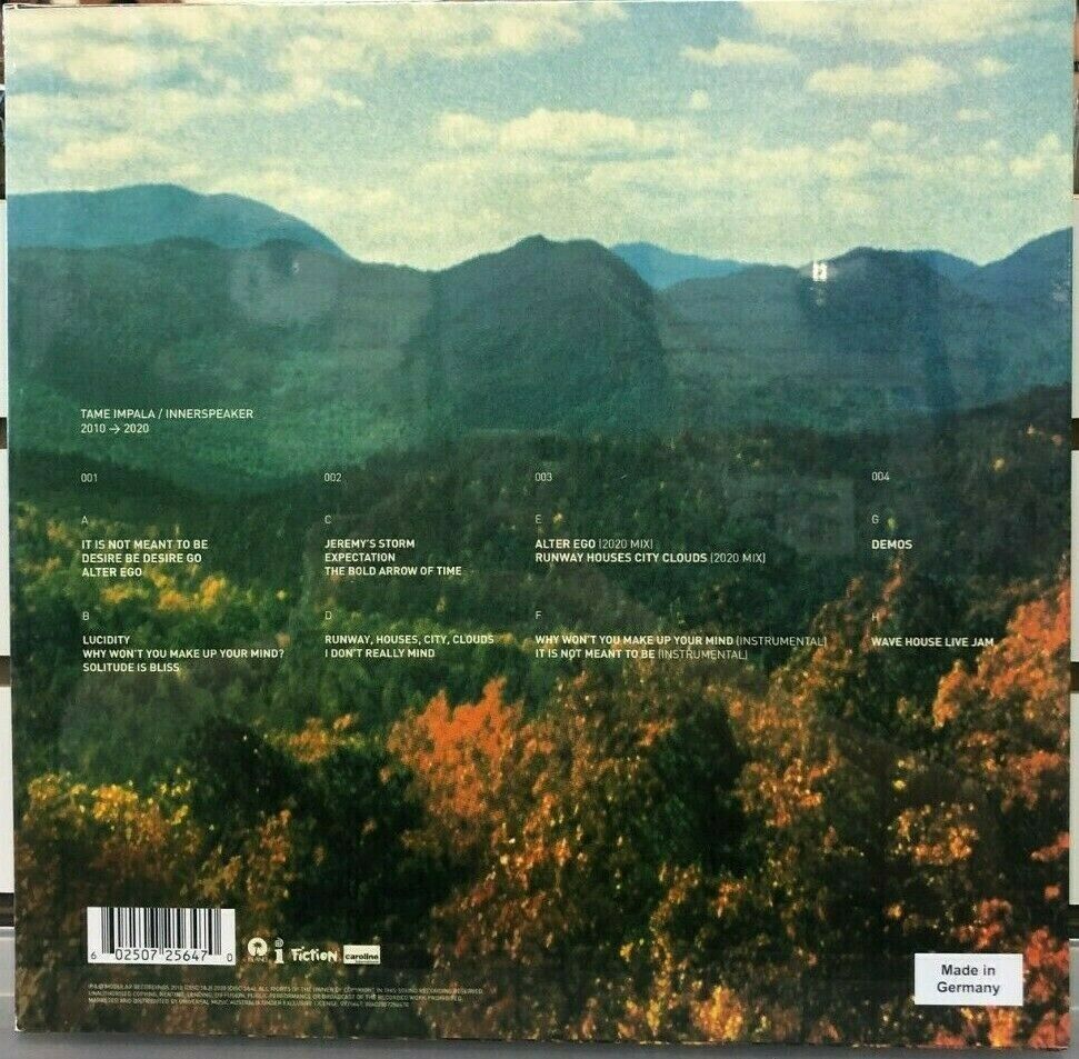 Tame Impala Innerspeaker 10-Year Anniversary Vinyl Edition 4-LP Record Box Set