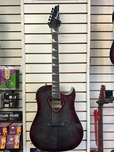 Ibanez Altstar ALT50FA Acoustic-Electric Guitar - Red Doom Burst