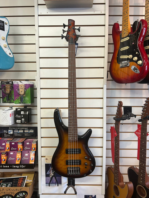 Ibanez Standard SR405E 5 - String Bass Guitar - Dragon Eye Burst