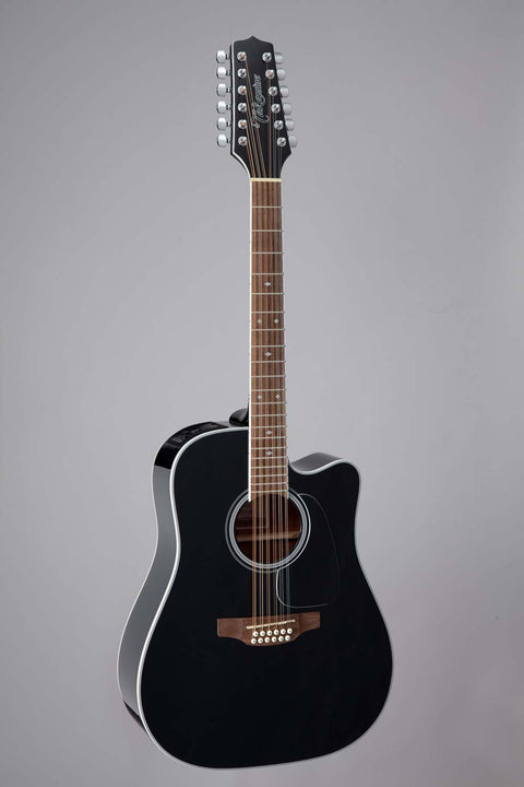Takamine GD38CE-BLK 12-String Acoustic/Electric Guitar - Black