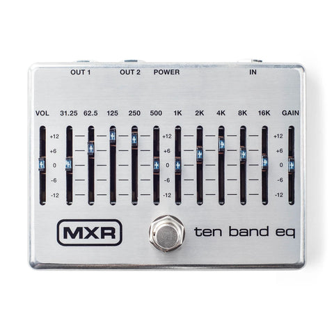 Jim Dunlop MXR M108S Ten Band EQ Guitar Pedal