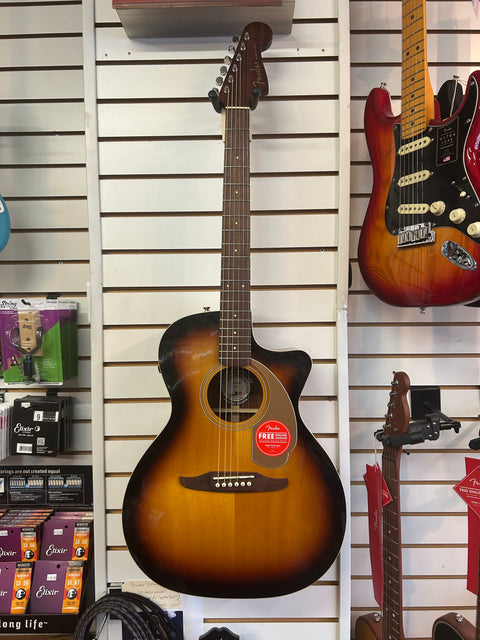 Fender Newporter Player Acoustic-Electric Guitar - Sunburst