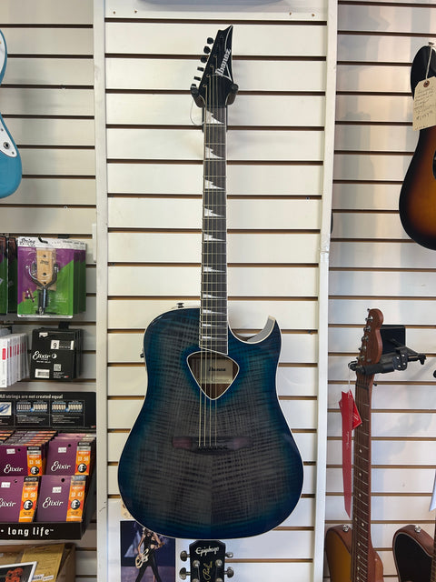 Ibanez Altstar ALT50FA Acoustic-Electric Guitar - Blue Doom Burst