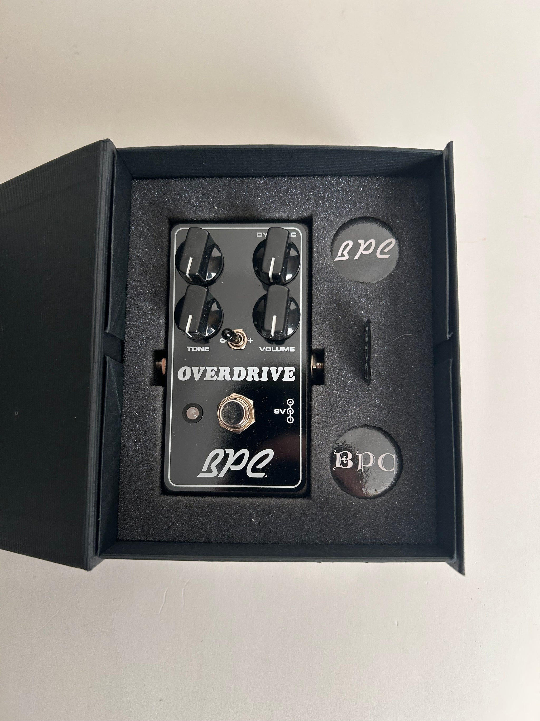 blackface pedal British Pedal Company BPC Blackface Overdrive Black