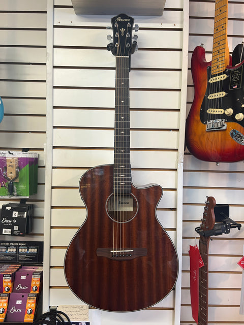 Ibanez AEG62 Acoustic-Electric Guitar - Natural Mahogany High Gloss