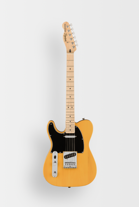 Fender Squier Lefty Affinity Telecaster Electric Guitar - Butterscotch Blonde