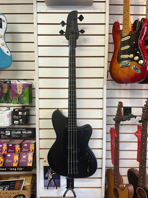 Ibanez Talman Bass Guitar - Black Flat
