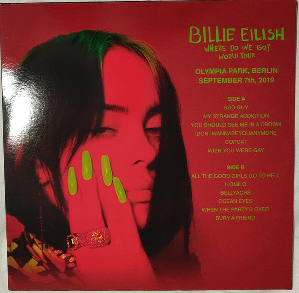 Billie Eilish – Where Do We Go? [World Tour - LIVE] Limited Blue Vinyl