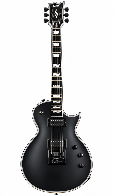 ESP JAPAN E-II Eclipse EverTune Black Satin Seymour Duncan Electric Guitar – EIIECETBLKS