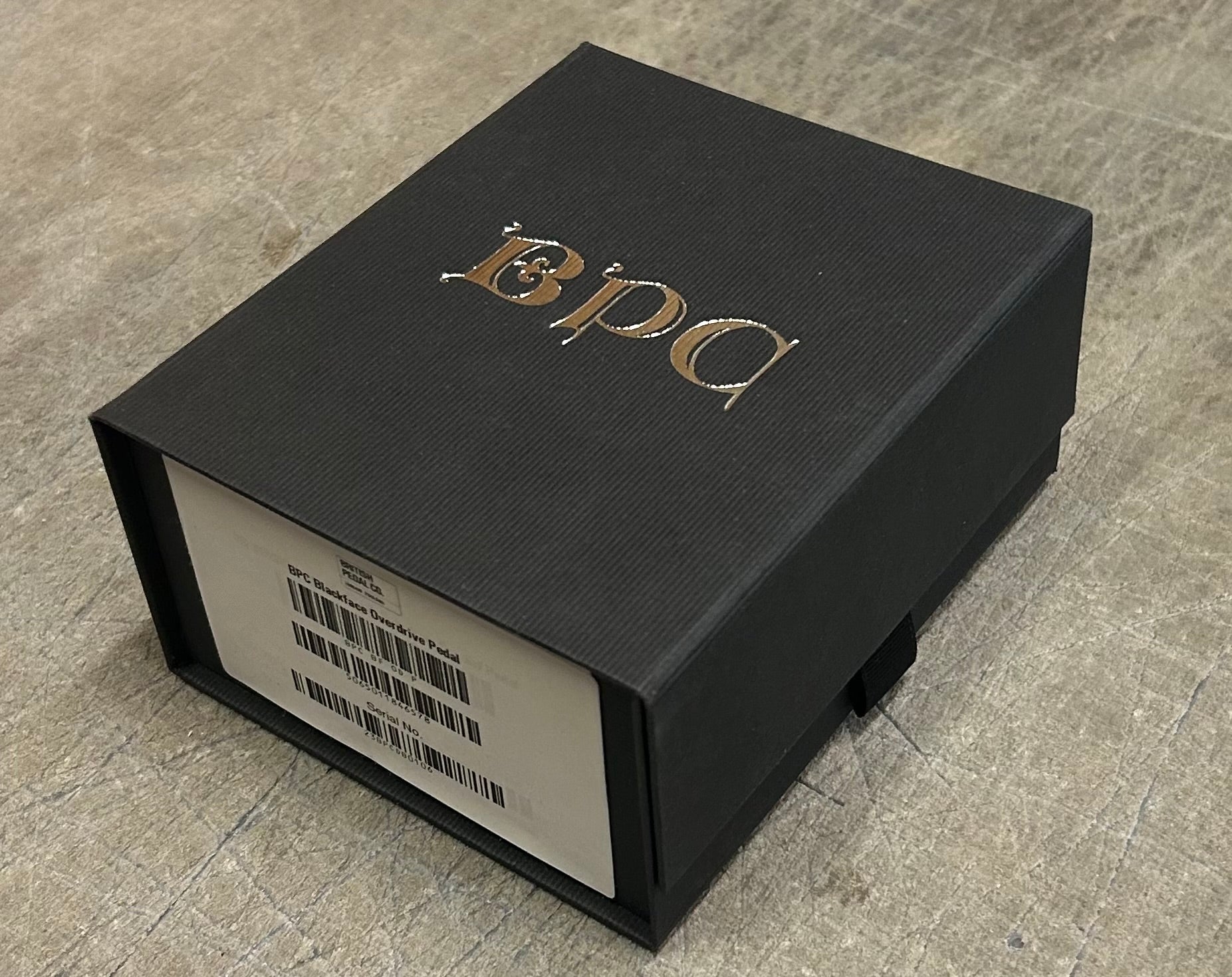 British Pedal Company BPC Blackface Overdrive Black