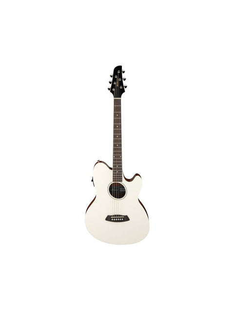 Ibanez Talman TCY10E Acoustic-Electric Guitar - Ivory