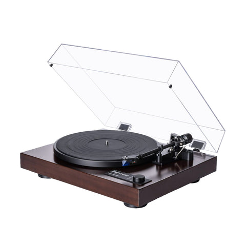 Dual CS 618Q Direct Drive Turntable - Walnut, Ortofon 2M Blue Cartridge (OPEN BOX)
