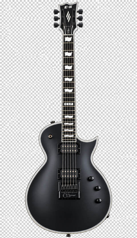 ESP JAPAN E-II Eclipse Electric Guitar - Black Satin