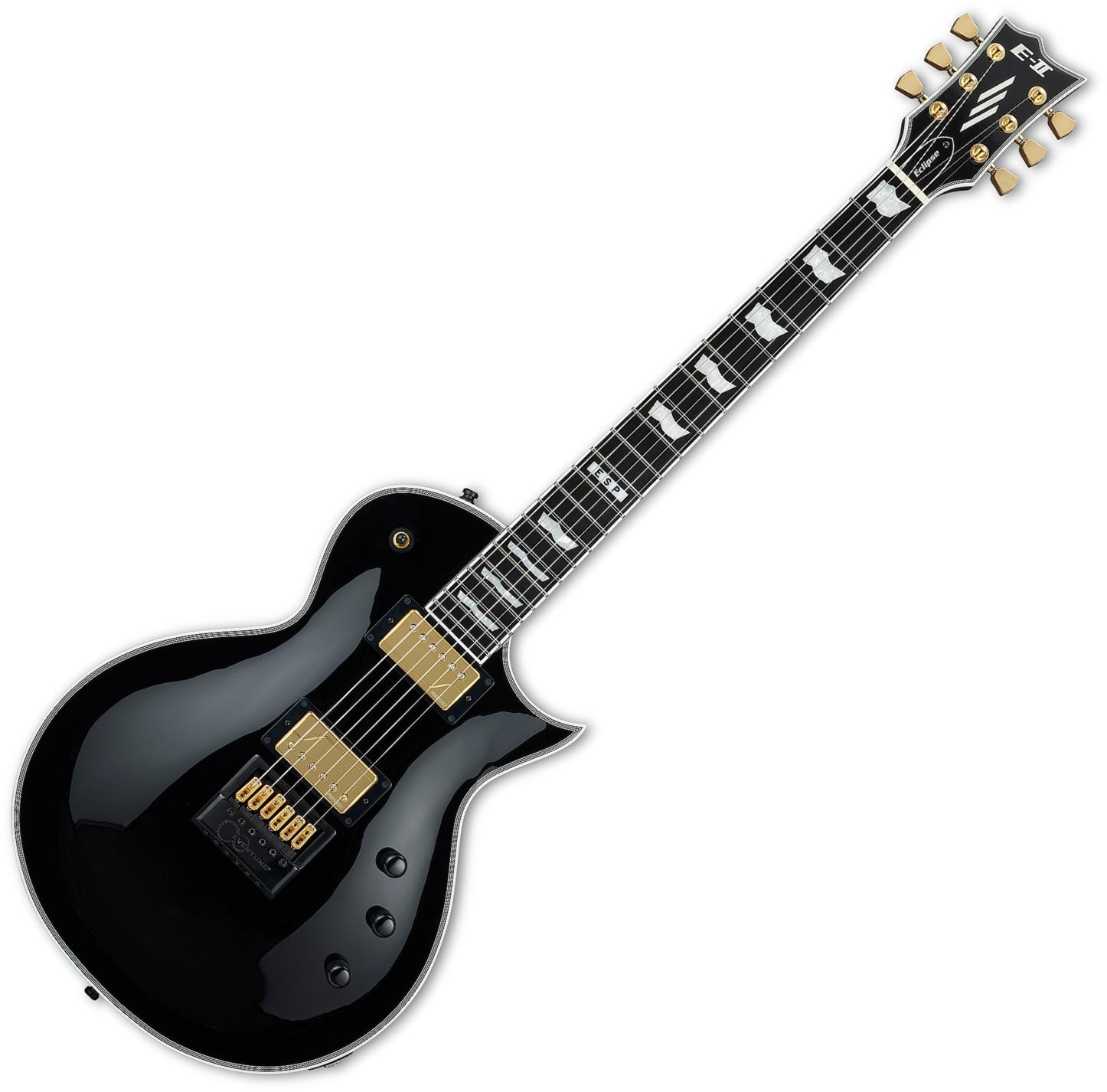 ESP JAPAN E-II Eclipse Full Thickness EverTune Gloss Black Fishman Fluence Electric Guitar – EIIECFTETBLK