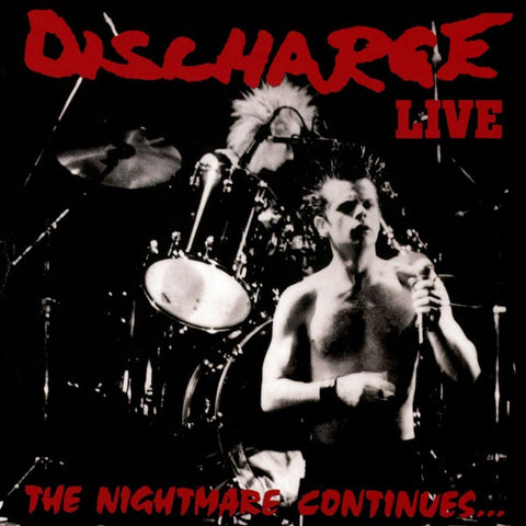 Discharge – The Nightmare Continues... Live - LP Vinyl Record