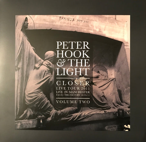 Peter Hook & The Light – Closer Live Tour 2011 Live In Manchester Volume Two - LP Vinyl Record