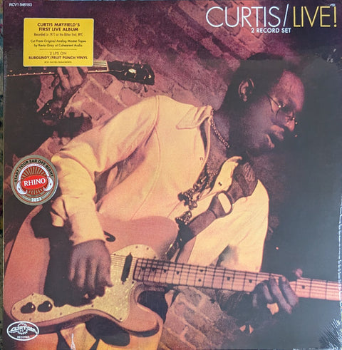 Curtis Mayfield – Curtis / Live! - LP Vinyl Record