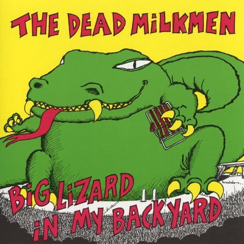 The Dead Milkmen - Big Lizard In My Backyard- LP Vinyl Record - Camaro Red Vinyl