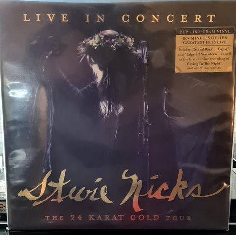 Stevie Nicks – Live In Concert, The 24 Karat Gold Tour - 2x LP Vinyl Record