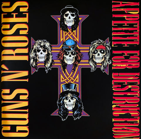 Guns N' Roses – Appetite For Destruction - LP Vinyl Record