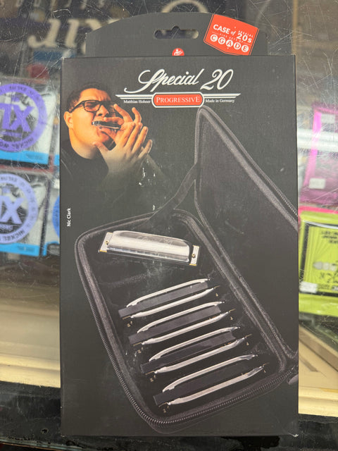 HOHNER M5606XP SPECIAL 20 FIVE-PIECE HARMONICA SET WITH CUSTOM CARRYING CASE