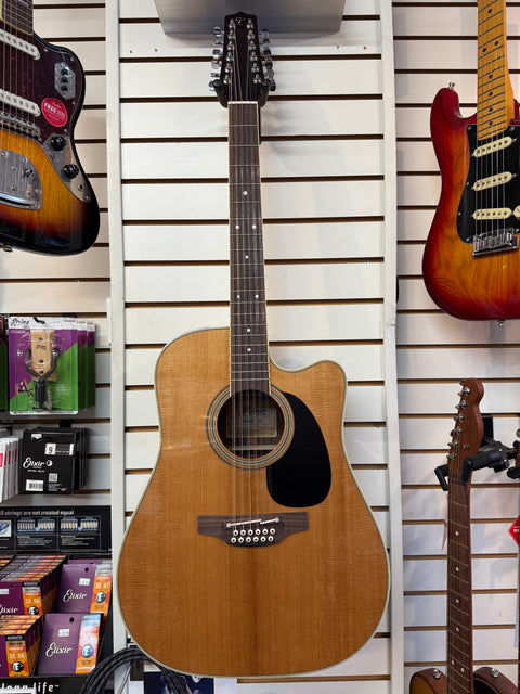 Takamine EF400SC-TT Acoustic/Electric 12-String Guitar w/ Soft Case