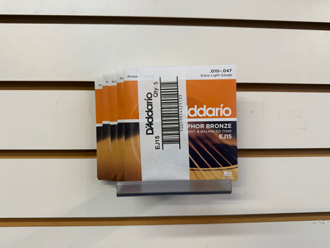 D'Addario EJ15 10-47 Phosphor Bronze Acoustic Guitar Strings