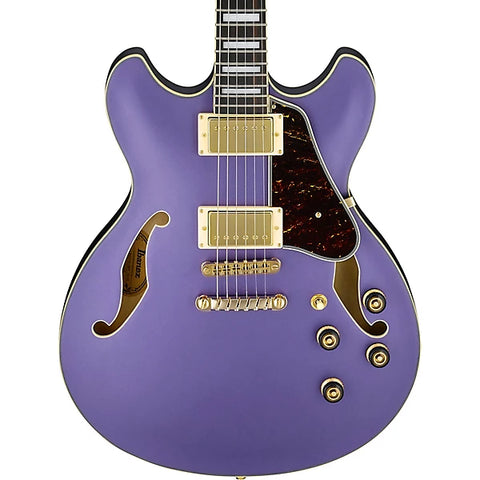Ibanez Artcore AS73G Semi-Hollowbody Electric Guitar - Metallic Purple Flat