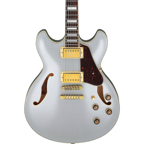 Ibanez Artcore AS73G Semi-Hollow Electric Guitar - "Moonstone Silver Flat"