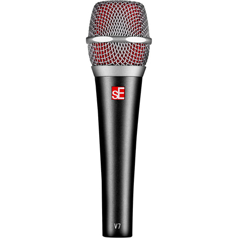 SE V7 Dynamic Supercardioid Vocal Microphone - Black