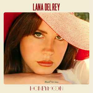 Lana Del Rey - Honeymoon Alternate Cover - Urban Outfitters - LP Vinyl Record - Trans Red [COVER HAS BENT UPPER-RIGHT CORNER]