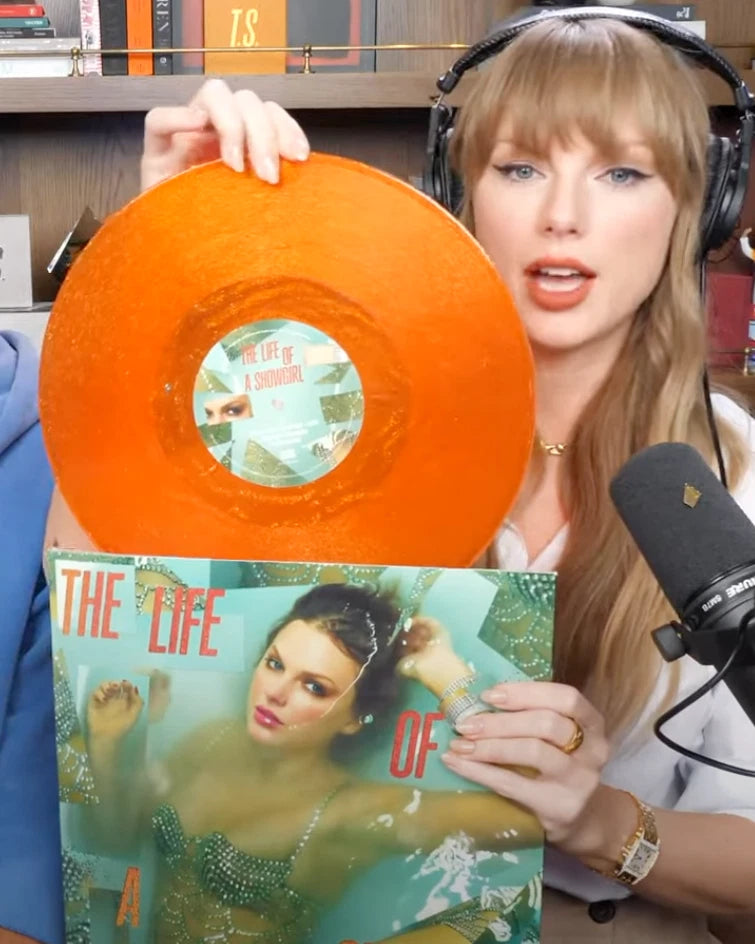 Taylor Swift - The Life of a Showgirl - Vinyl LP Record [Color: Portofino Orange Glitter]