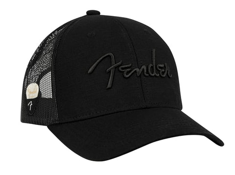 Fender Snapback Pick Holder Hat - Black