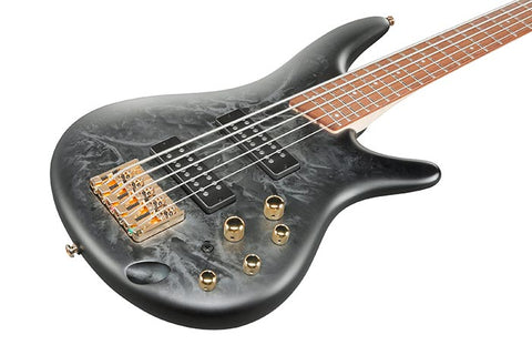 Ibanez SR305EDX Standard 5-string Electric Bass - Black Ice Frozen Matte