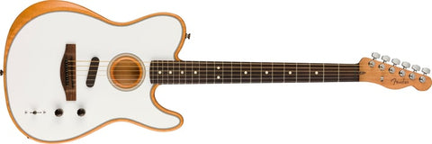 Fender Acoustasonic Player Telecaster Acoustic-Electric Guitar - Arctic White with Rosewood Fingerboard