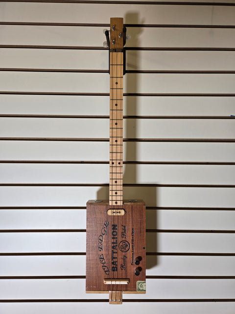 Hal Martin CBG - "The Edge Battalion" Acoustic/Electric Cigar Box Guitar w/ Gig Bag and Strap