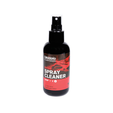 D'Addario SHINE Spray Guitar Cleaner Maintainer - 4oz
