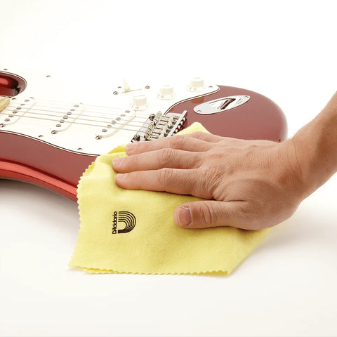 D'Addario Untreated Napped Cotton Guitar Polishing Cloth - (pwppc2)
