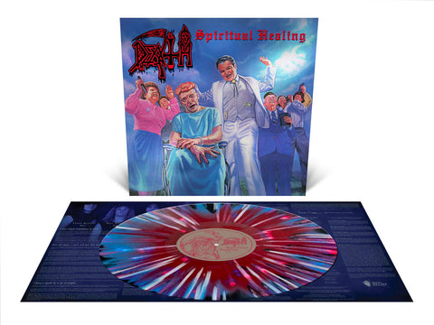 Death - Spiritual Healing Vinyl LP - Custom Tri-Color Merge with Splatter Edition Vinyl (Metal)