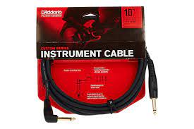 D'Addario Custom Series 10" Instrument Cable Straight-Angle