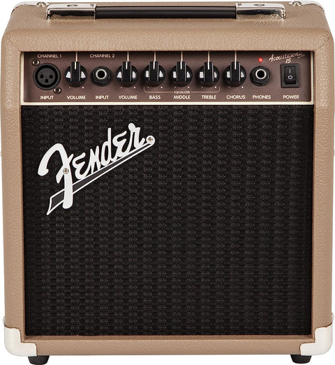 Fender Acoustasonic 15 Acoustic Guitar Amplifier PA System