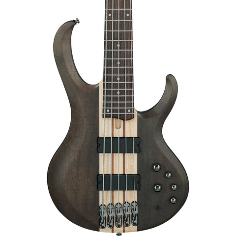 Ibanez BTB605 BTB Standard 5-String Electric Bass - Transparent Gray Flat