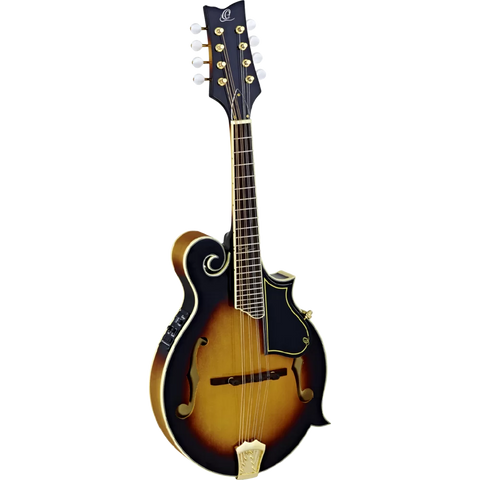 Ortega RMFE90TS F-Style 8-String Mandolin "Tobacco Sunburst: